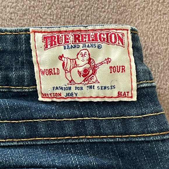 True Religion Vintage Y2K Joey Flared Jeans Medium Wash Blue 26 - Picture 2 of 7
